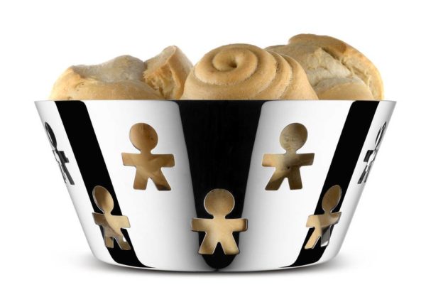 AKK04 GIROTONDO CESTO REDONDO A/INOX 18/10 20,5cm | ALESSI - Imagen 2