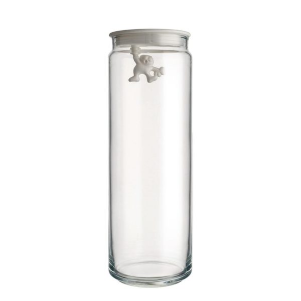 AMDR08 W GIANNI BOTE HERMETICO DE VIDRIO BLANCO 200cl | ALESSI