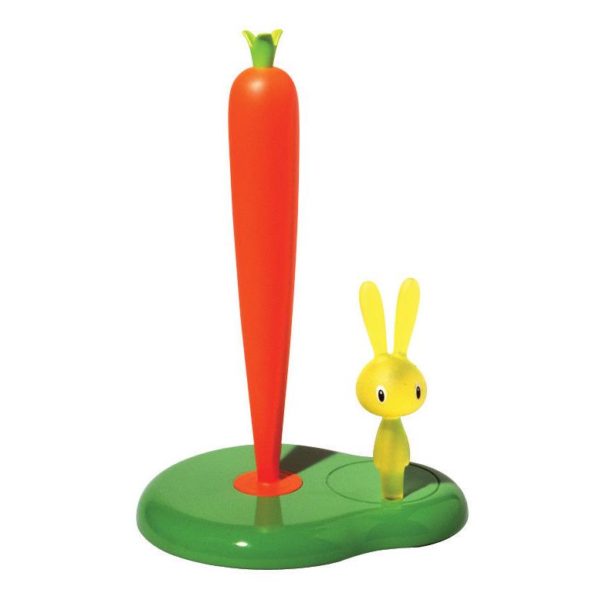 ASG42 GR BUNNY & CARROT PORTARROLLOS COCINA VERDE 24 CM | ALESSI