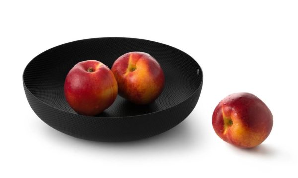 JM17/21 BT CESTO REDONDO ACERO Y RESINA NEGRO 21cm | ALESSI - Imagen 2