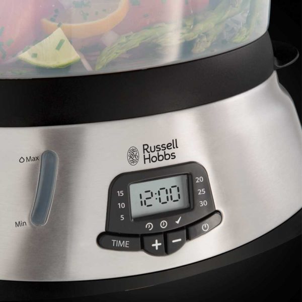 23560-56 COCEDOR A VAPOR DE 3 PISOS MAXICOOK | RUSSELL HOBBS - Imagen 3
