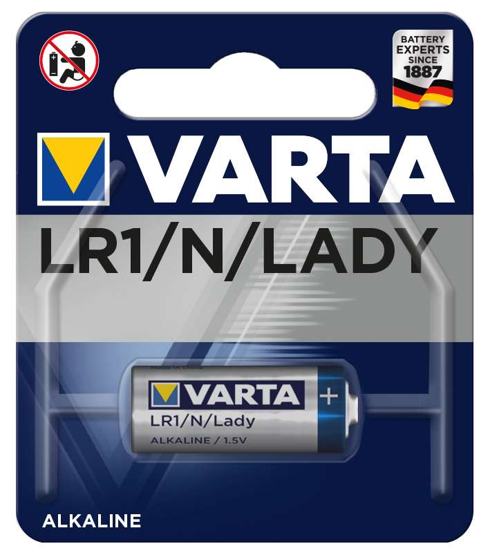 4001112401 PILA ALCALINA LR1/N/LADY 1UD | VARTA