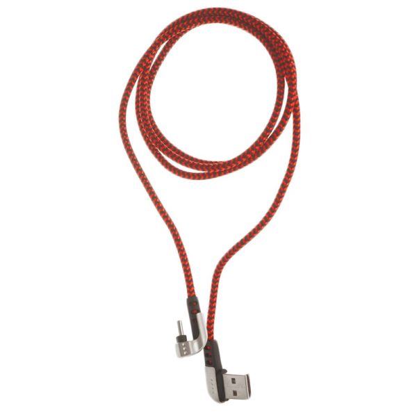 CA-199 CABLE GAMING DE DATOS Y CARGA USB-A A TYPE-C 1M. 90º | ELBE
