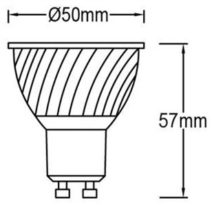 LDRHV9L40WG102DPL-4x LÁMPARA LED DICROICA DIMM GU10 DE 7W 4000K PACK DE 4 | PANASONIC-PANALIGHT - Imagen 3