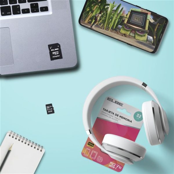 MSD-1032 TARJETA MICRO SD 32GB PARA RESOLUCIÓN FULL HD U1 | ELBE - Imagen 6
