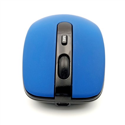 RT-110 RATÓN INALÁMBRICO AZUL CON BATERÍA RECARGABLE | ELBE - Imagen 4