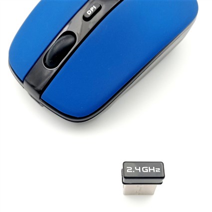 RT-110 RATÓN INALÁMBRICO AZUL CON BATERÍA RECARGABLE | ELBE - Imagen 6