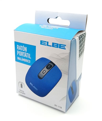 RT-110 RATÓN INALÁMBRICO AZUL CON BATERÍA RECARGABLE | ELBE - Imagen 9