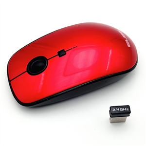RT-111 RATÓN INALÁMBRICO ROJO PILA INC. AMBIDIESTRO | ELBE