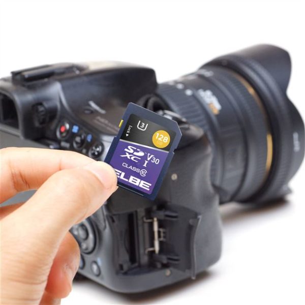 SD-3128 TARJETA SD 128GB PARA RESOLUCIÓN 4K U3 | ELBE - Imagen 3