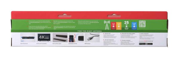 SV9492 ANTENA INTERIOR DE TV AMPLIFICADA 5G | ONE FOR ALL - Imagen 11
