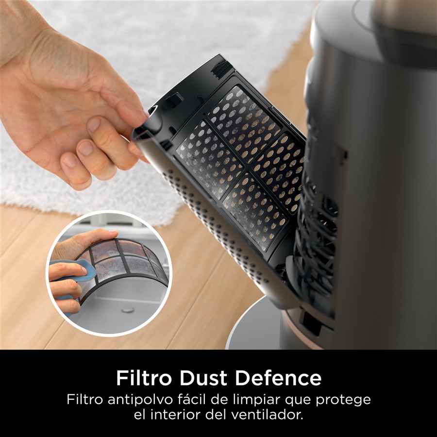 VENTILADOR DE PIE MULTIDIRECCIÓN SHARK TURBOBLADE TF200SEU SIN ASPAS, SILENCIOSO, AUTONOMÍA 12 HORAS | SHARK - Imagen 13